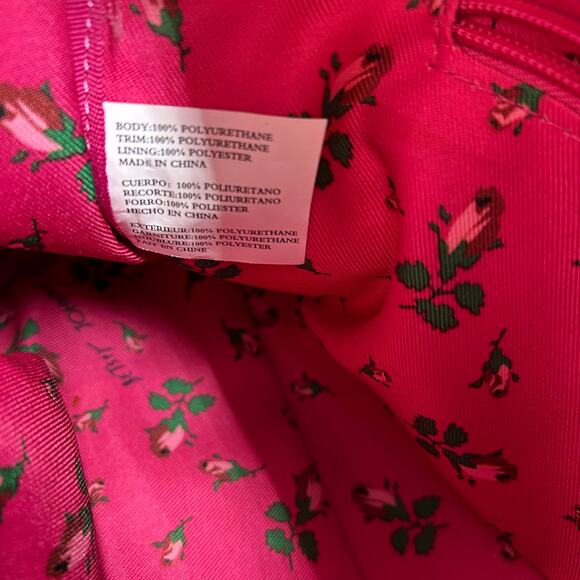 Betsy Johnson Light Pink Lip Purse Bag Removable Crossbody Strap - Picture 13 of 16